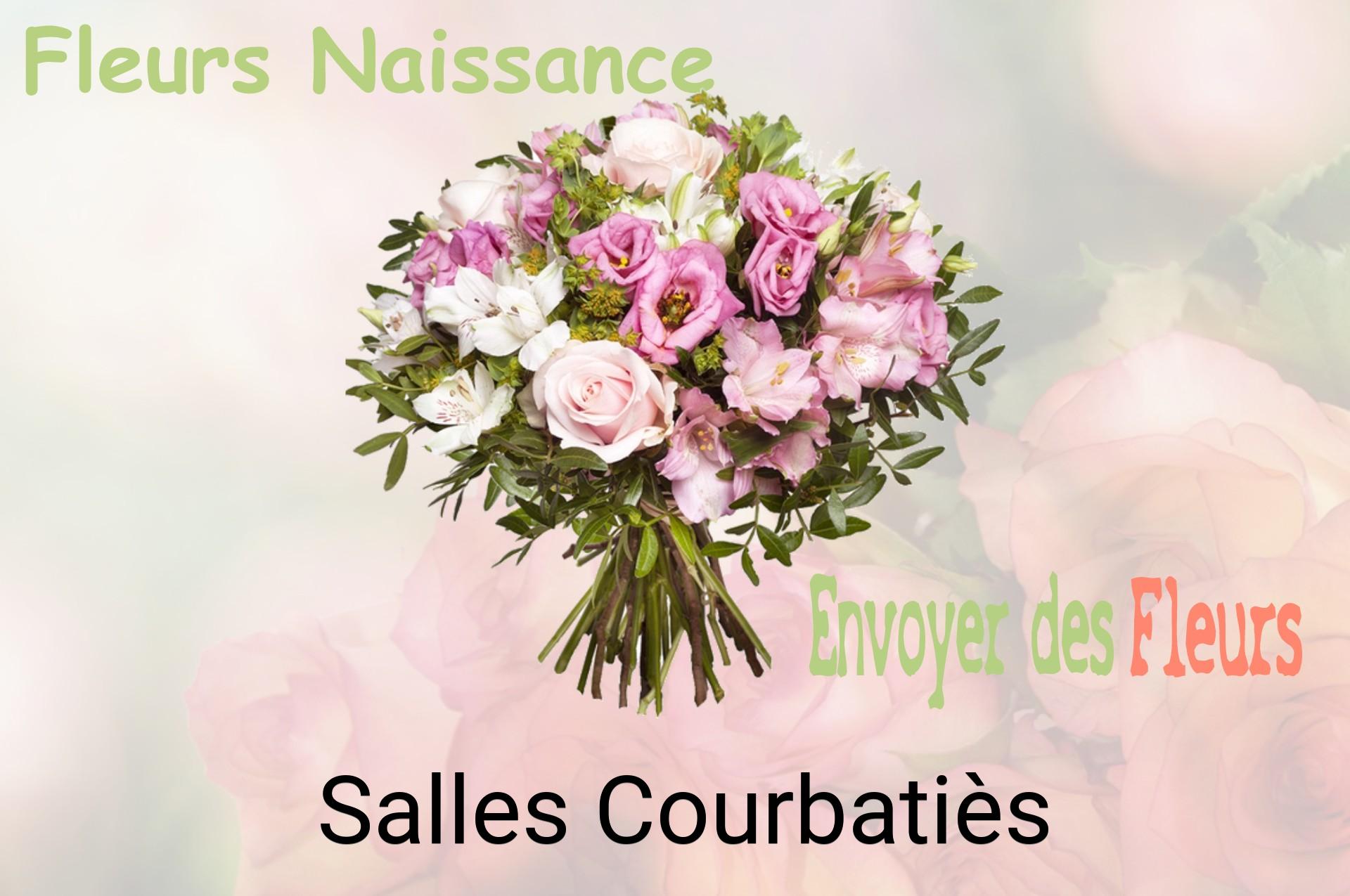 Bouquet de fleurs de naissance livré à Salles-Courbatiès